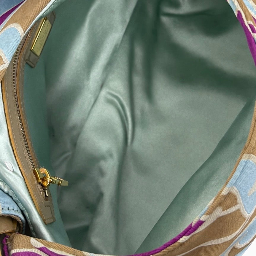 Fendi Wave Print Mamma Baguette