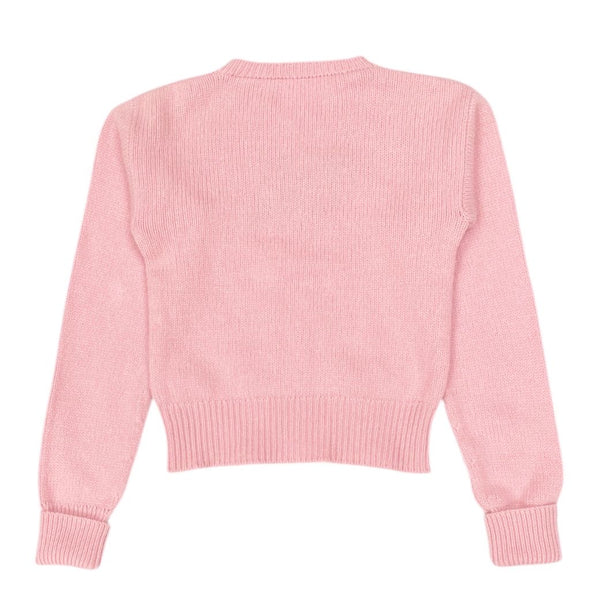 Chanel Pink Cashmere Camelia Sweater