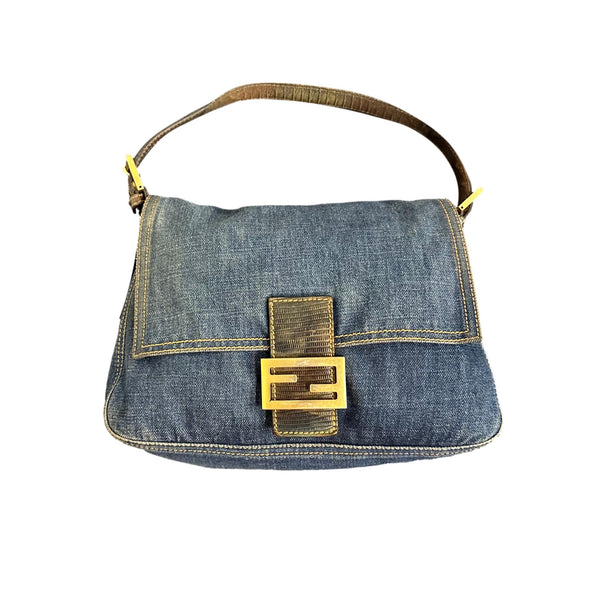 Fendi Denim Mama Baguette