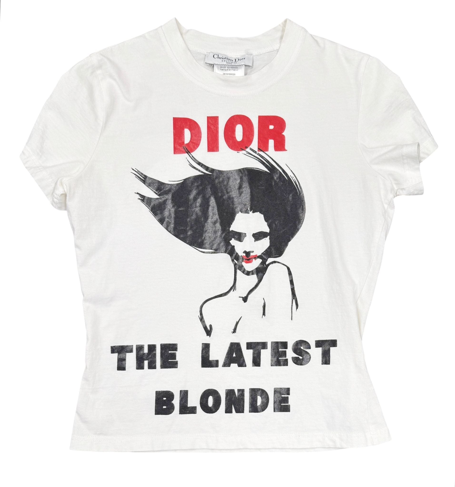 Dior “The Latest Blonde” Logo Tee