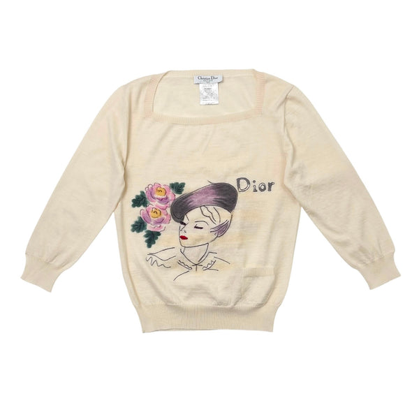 Dior Paris Long Sleeve Top