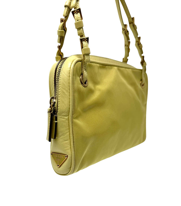 Prada Yellow Mini Nylon Bag