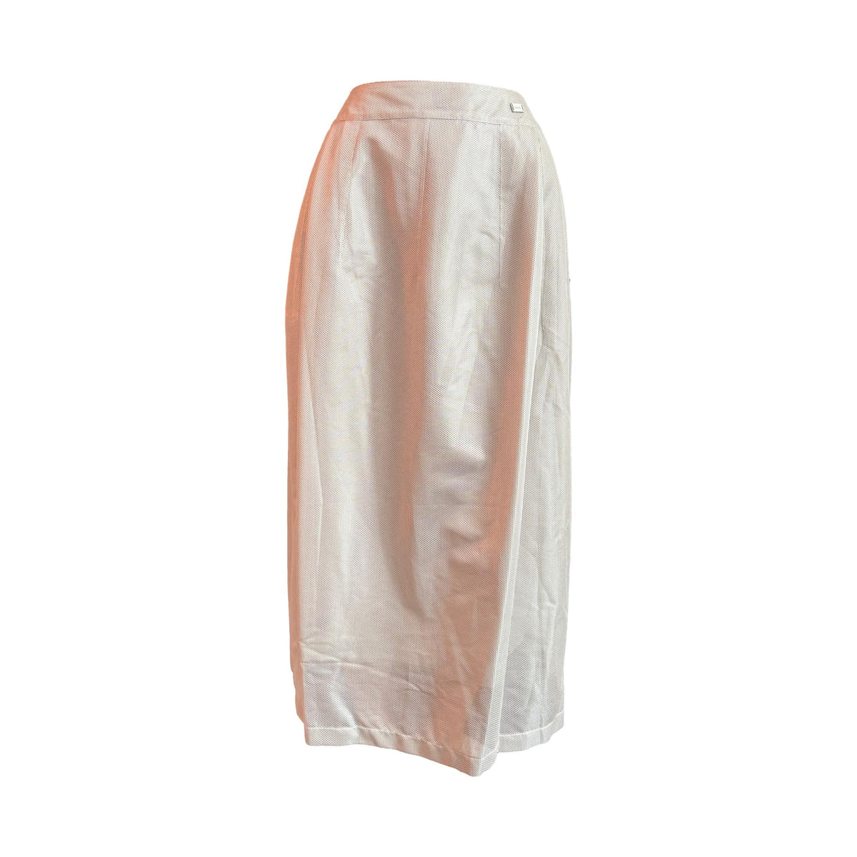 Chanel Grey Mesh Maxi Skirt