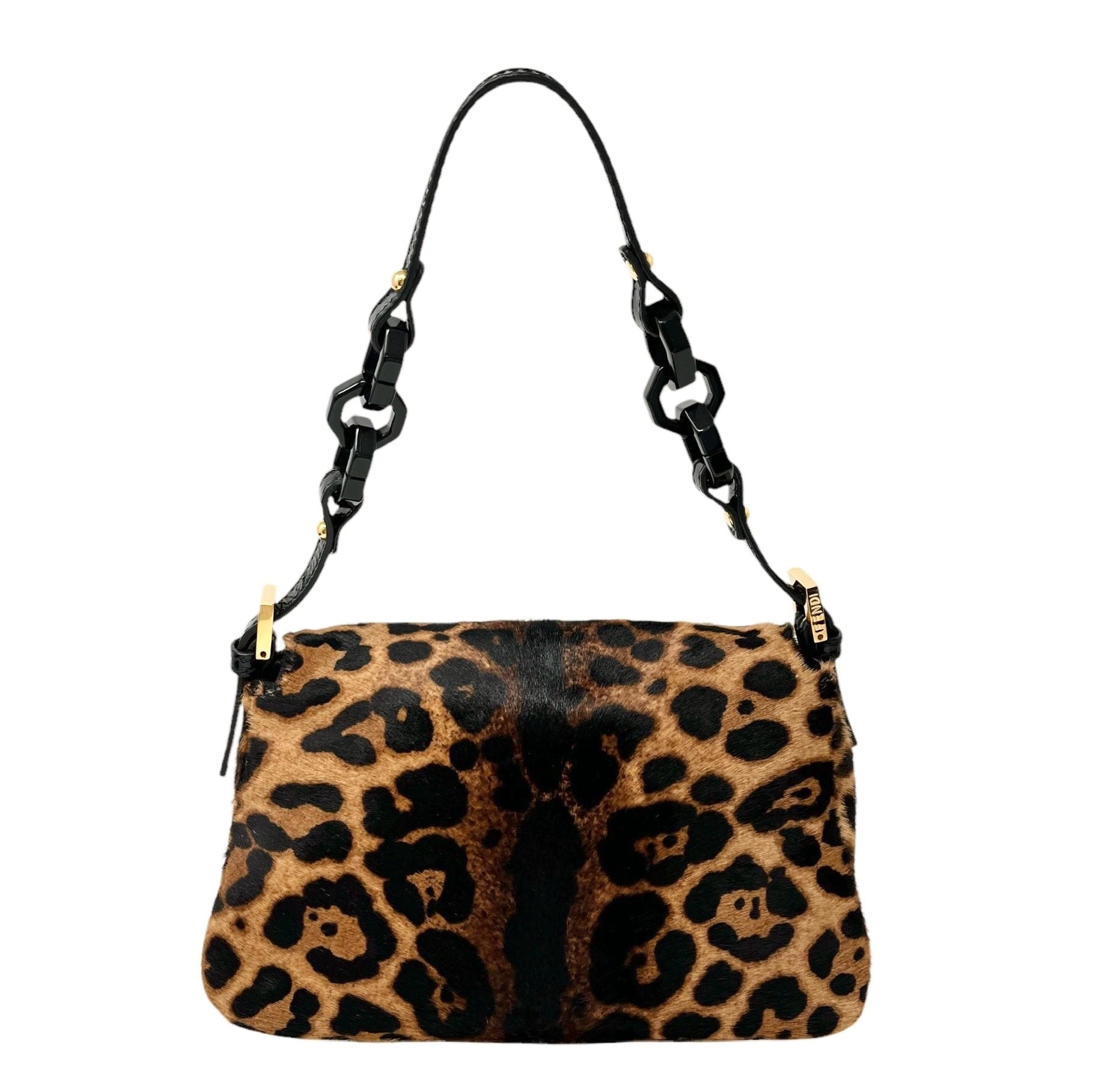 Fendi Cheetah Mama Mini Baguette Bag