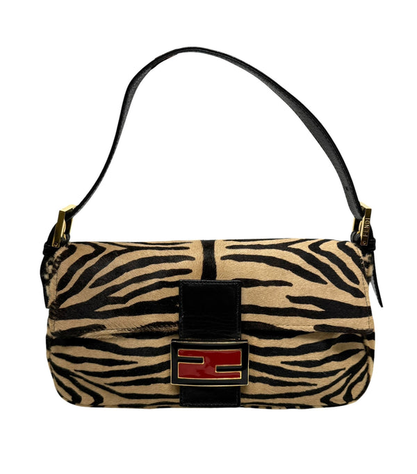 Fendi Cheetah Calf Hair Baguette