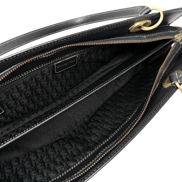 Dior Black Logo Shoulder Bag