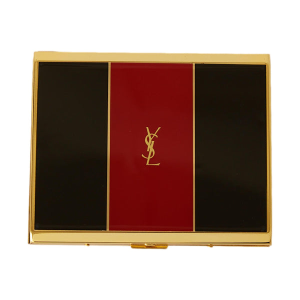 ysl cigarette holder Saint Laurent Custom Case CnExclusives Compact case in cowhide leather made in collaboration with tsubota pearl. YSL Logo Cigarette Case