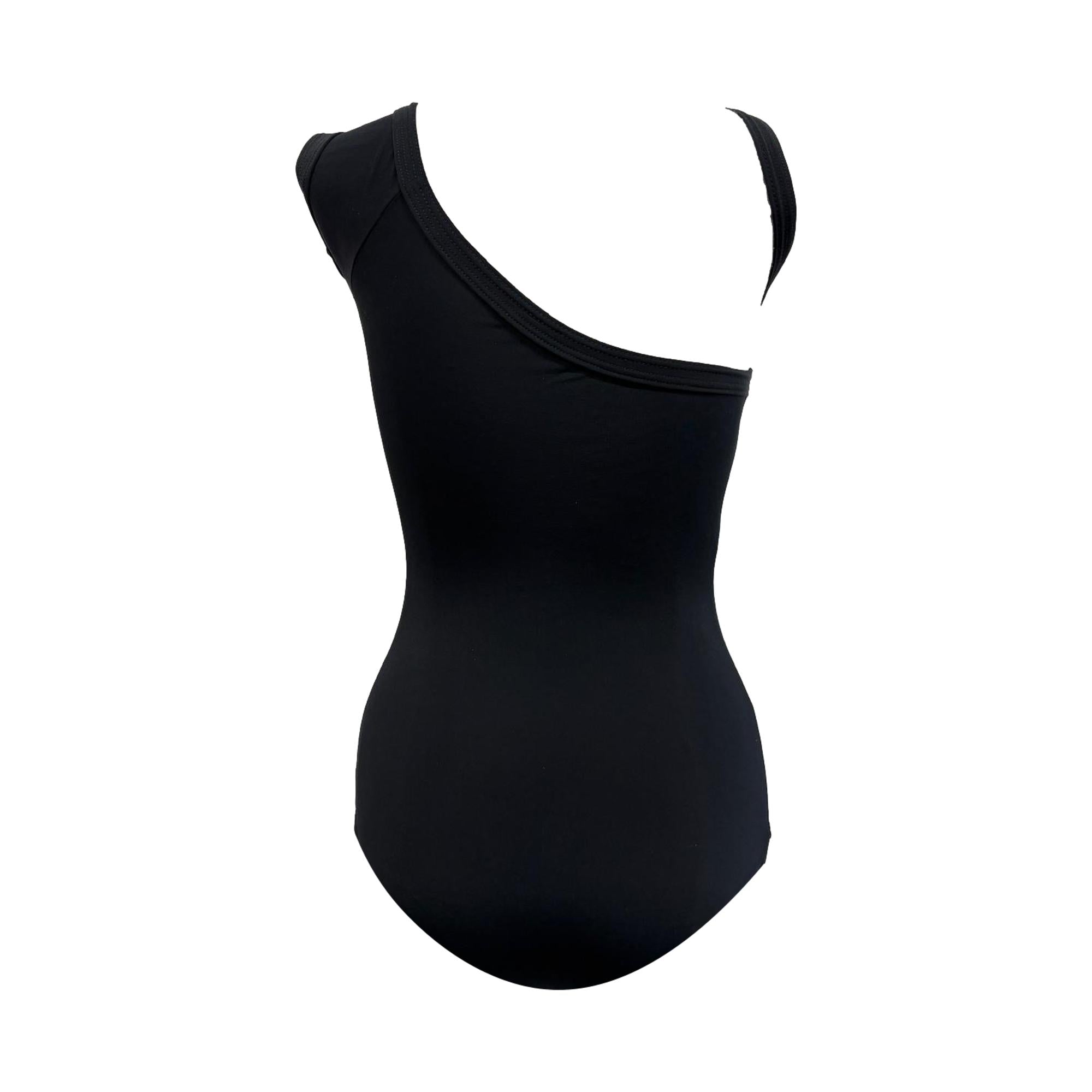Chanel Black Logo Button One Piece