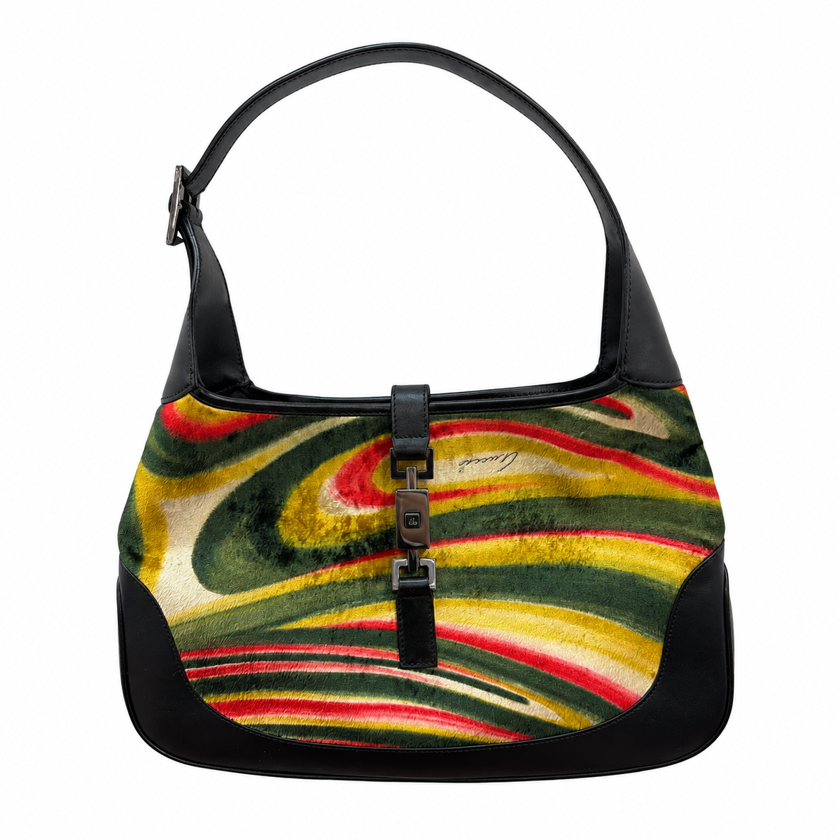 Gucci Velvet Psychedelic Jackie Bag