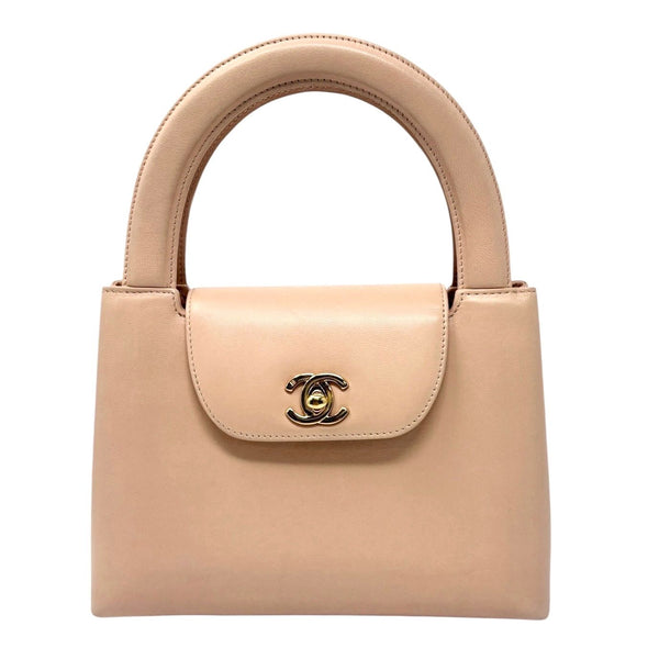 Chanel Beige Top Handle Kelly Bag