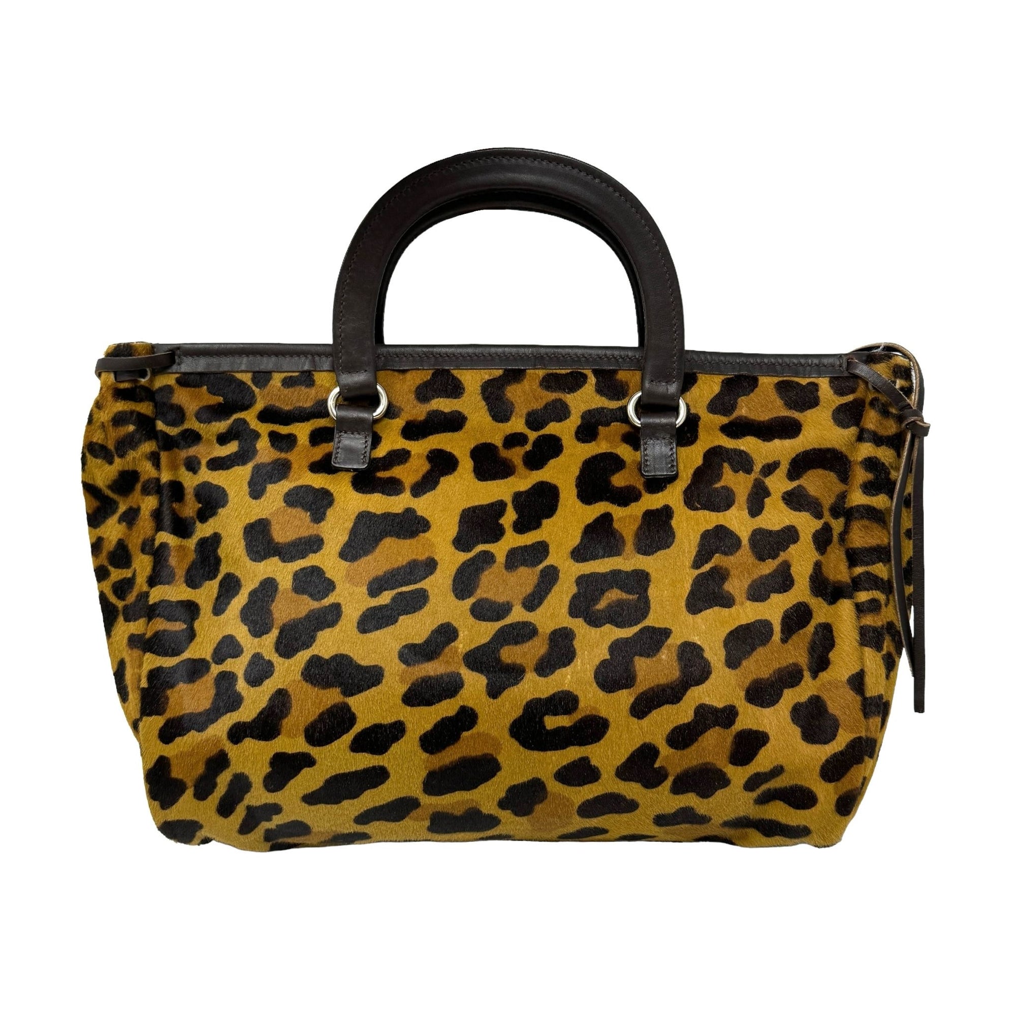 Prada Cheetah Top Handle Bag