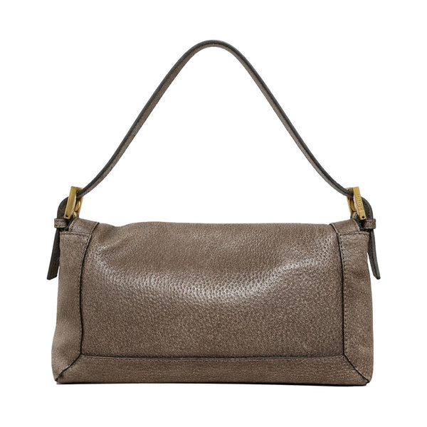 Fendi Gunmetal 2way Framed Baguette