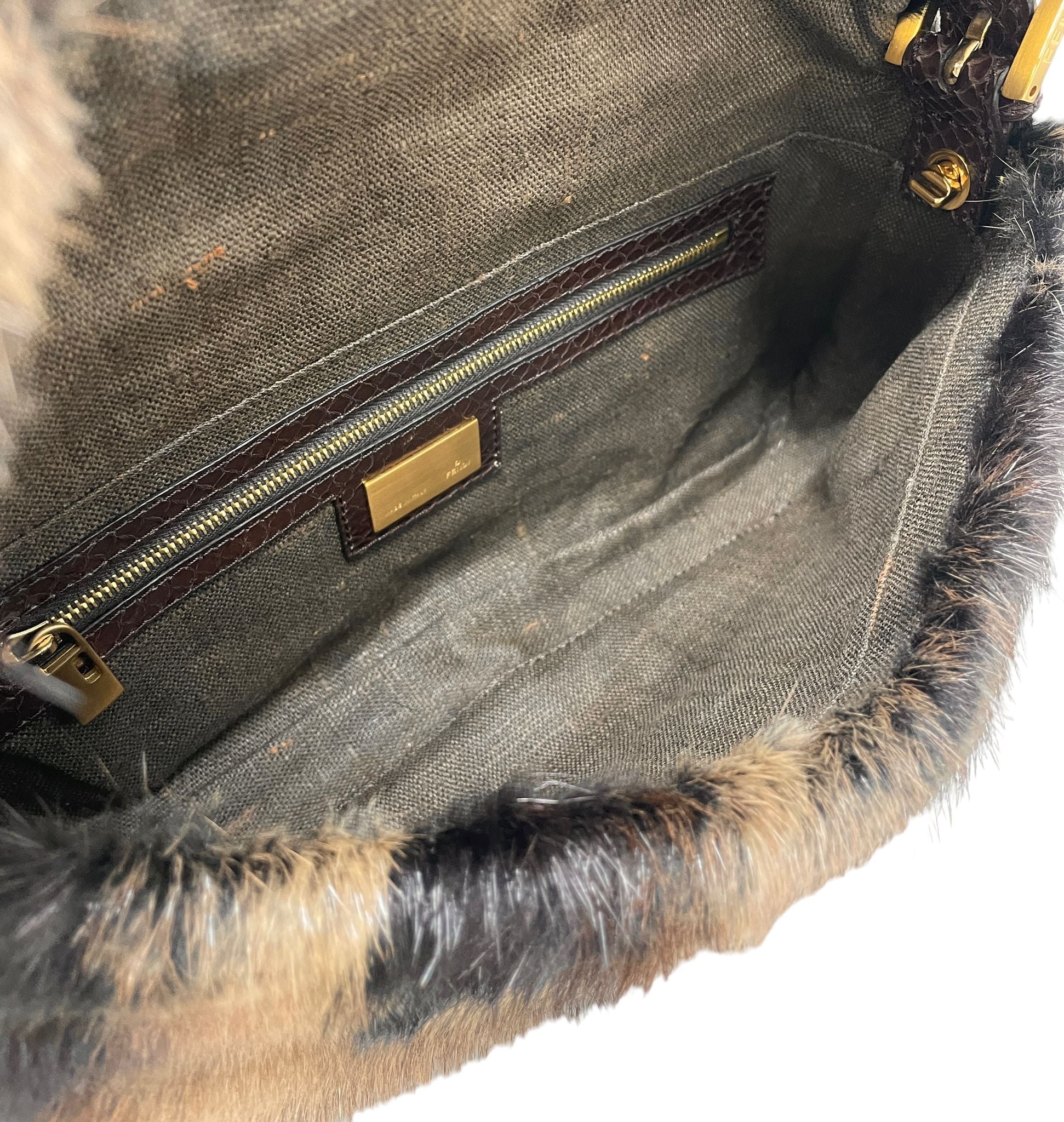 Fendi Brown Mink Baguette – Treasures of NYC