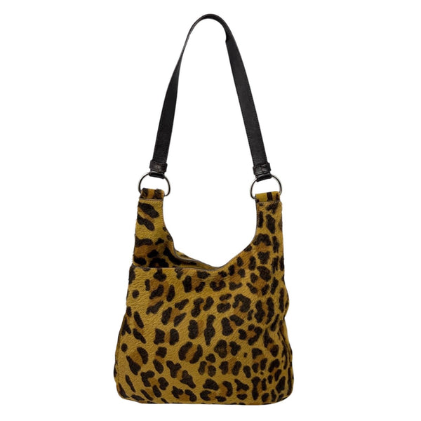 Prada Cheetah Calf-hair Shoulder Bag