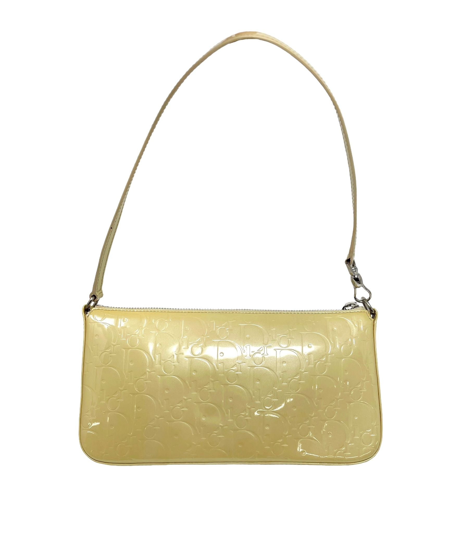 Louis Vuitton - Authenticated Thompson Handbag - Patent Leather Gold for Women, Good Condition