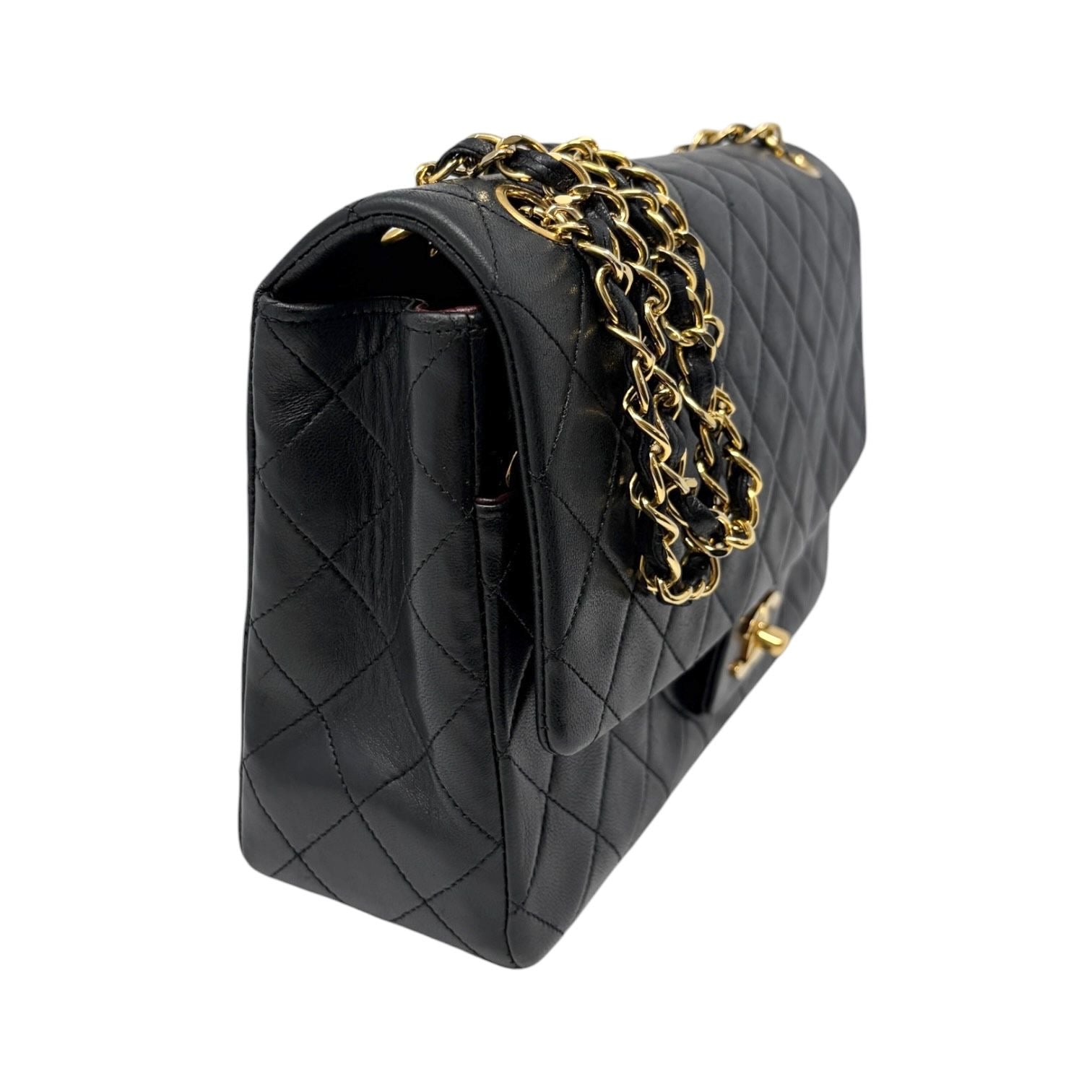 Chanel Black Lambskin Flap Bag