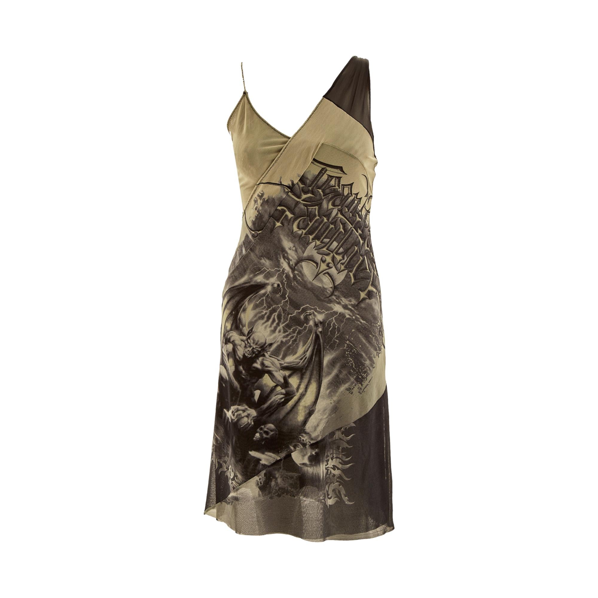 jean paul gaultier grey dress Jean Paul Gaultier rose-print Midi Dress | Grey