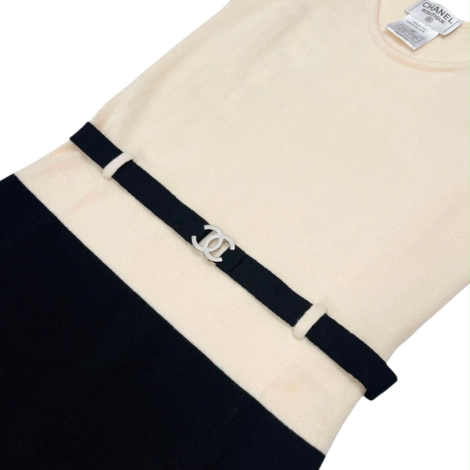 Chanel Logo Belted Romper