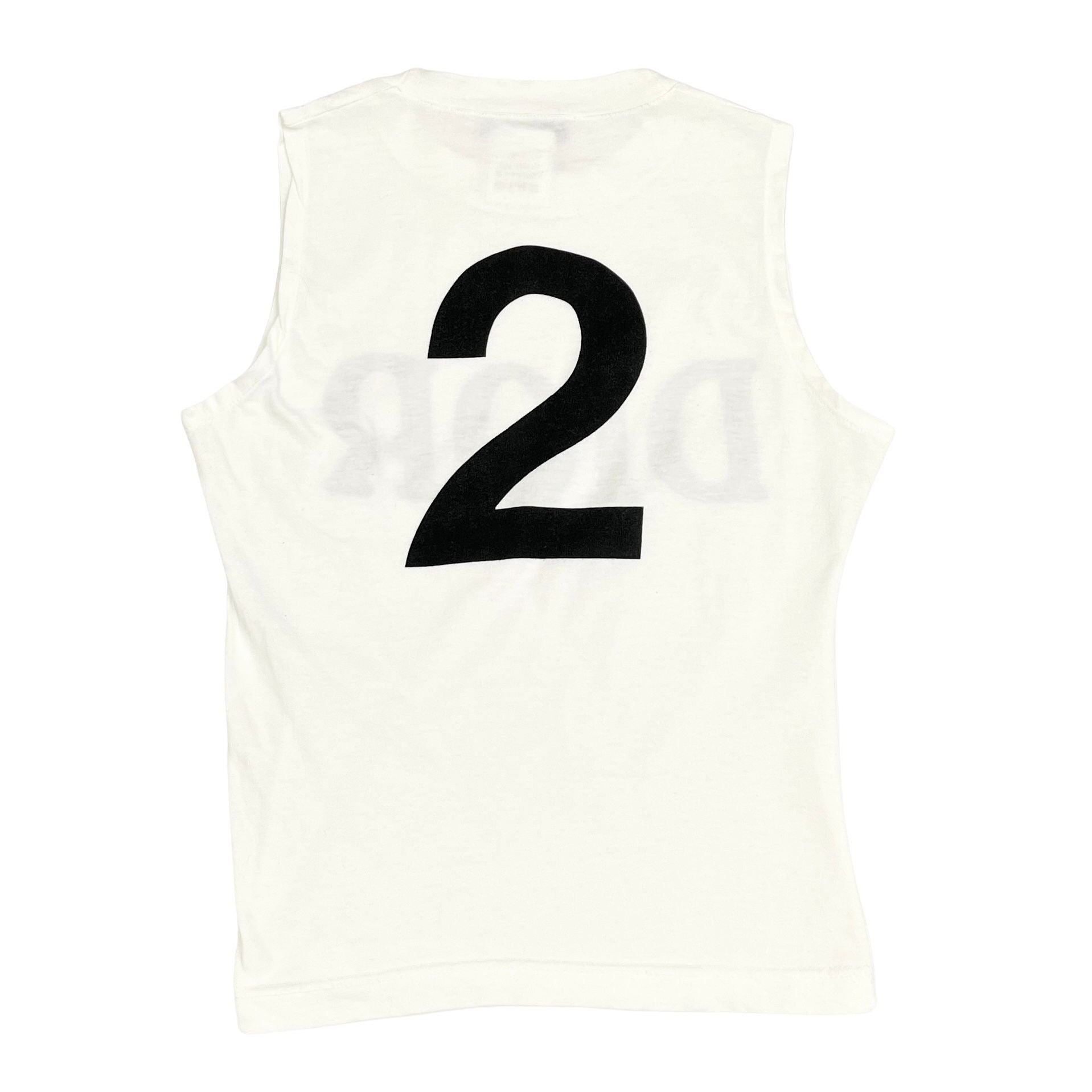 Dior White Logo Tank