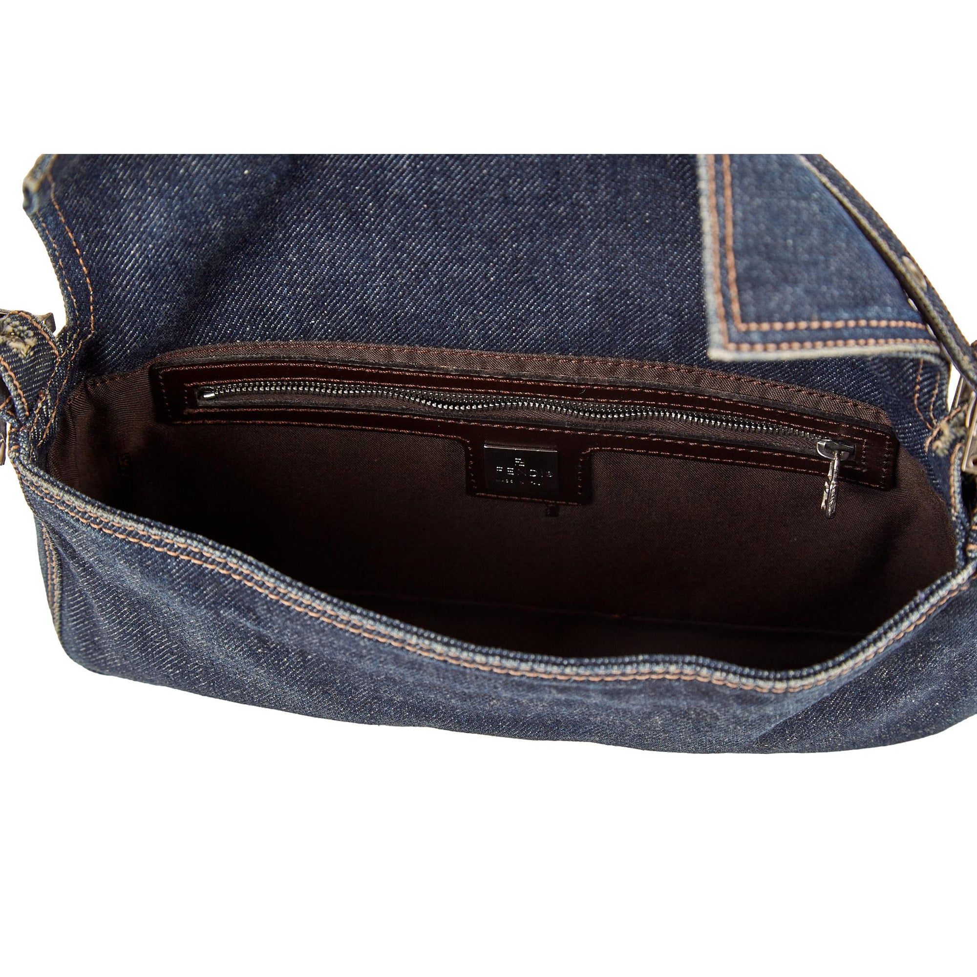 Fendi Denim Baguette Bag