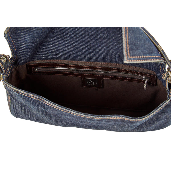 Fendi Denim Baguette Bag