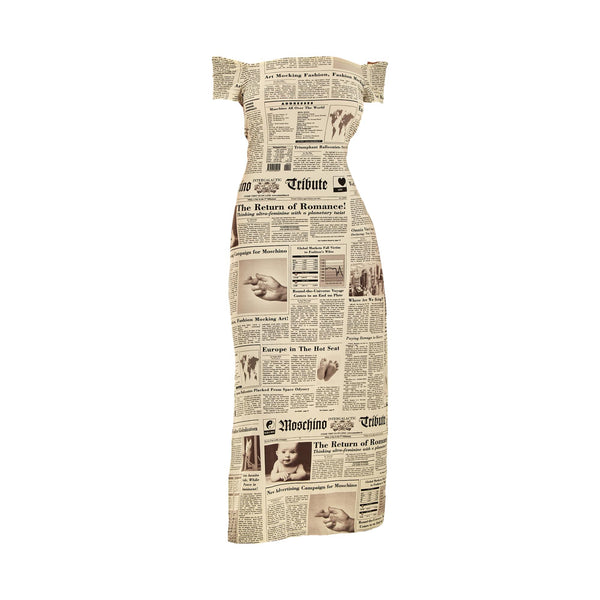 Moschino Newsprint Dress