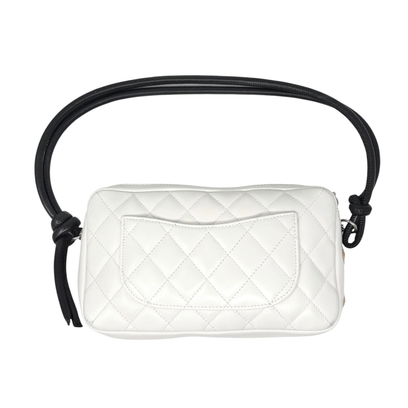 Chanel White Quilted Cambon Shoulder Bag