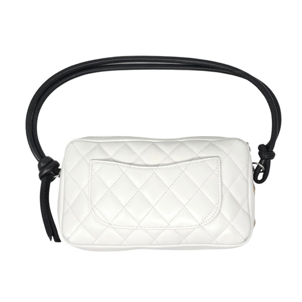 Chanel White Quilted Cambon Shoulder Bag