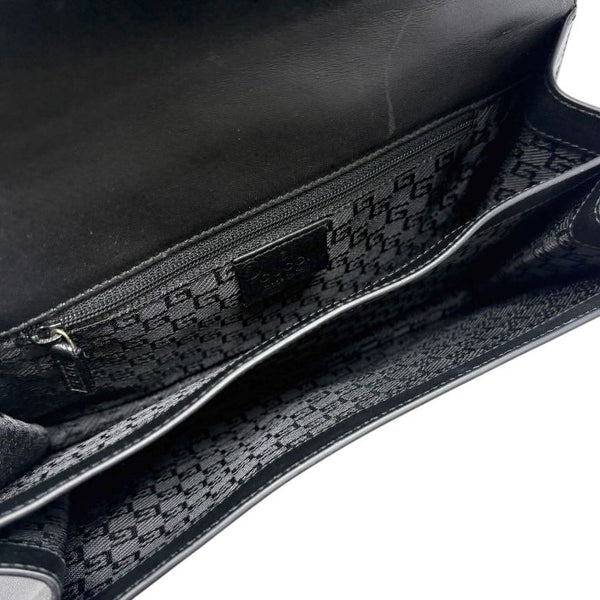 Gucci Black Canvas Shoulder Bag