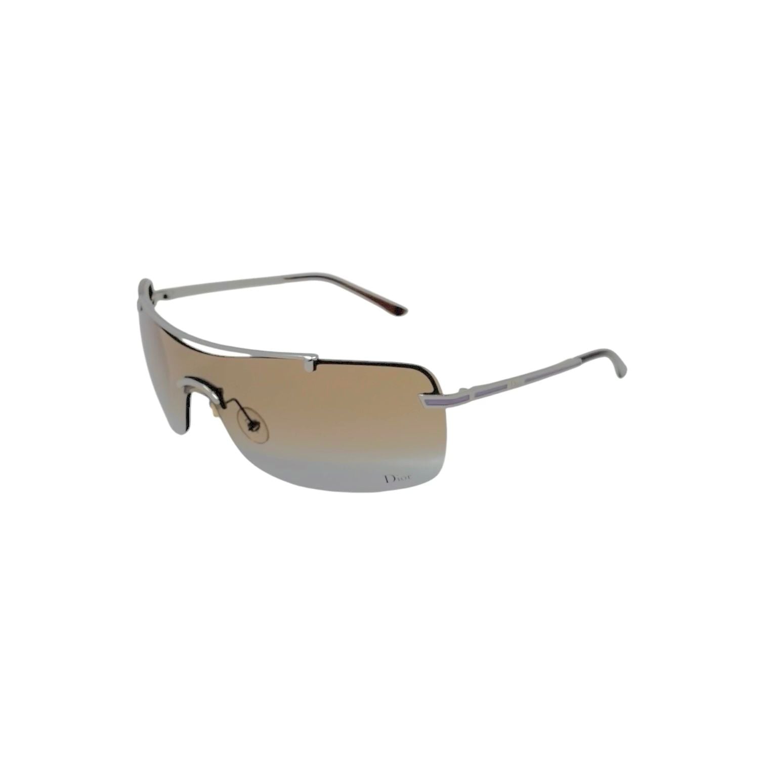 Dior Brown Rimless Sunglasses
