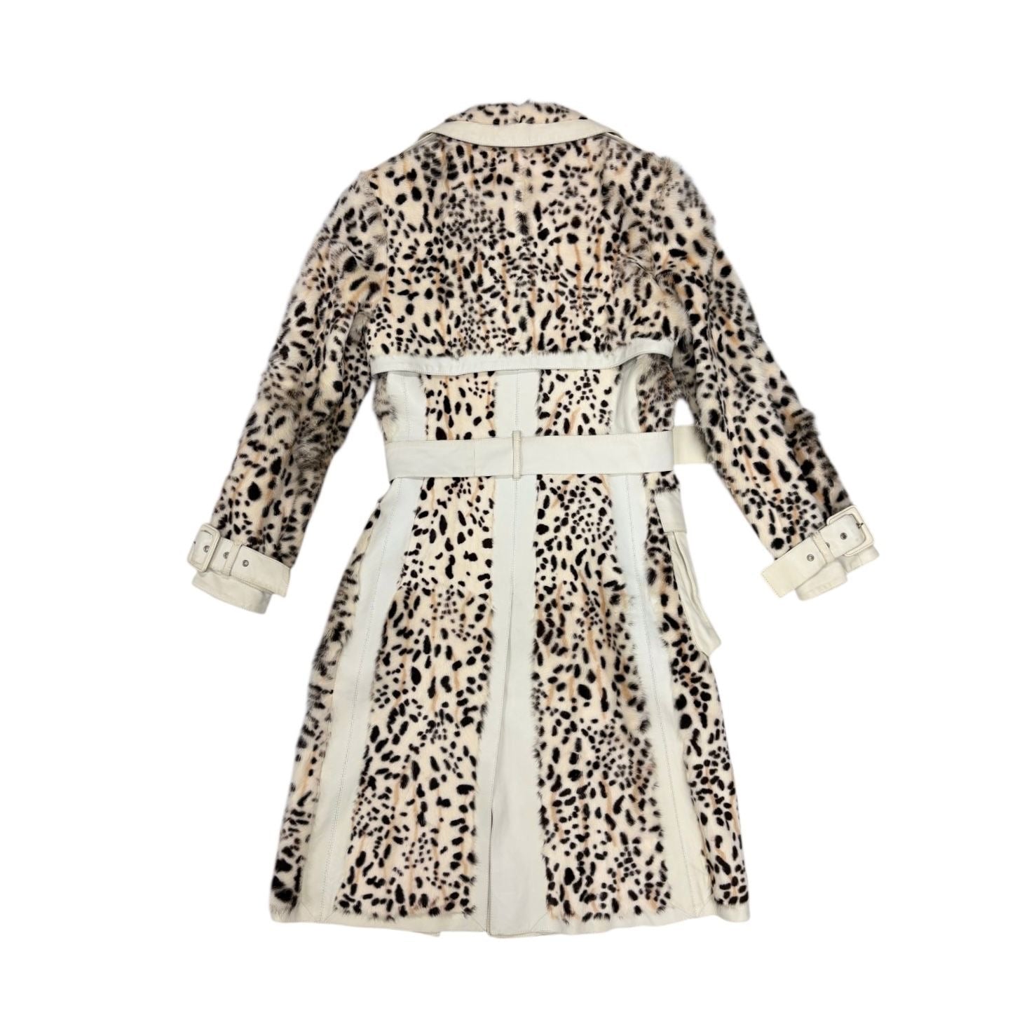 Dior Leopard Calf Hair Long Jacket