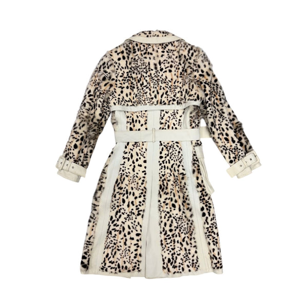 Dior Leopard Calf Hair Long Jacket