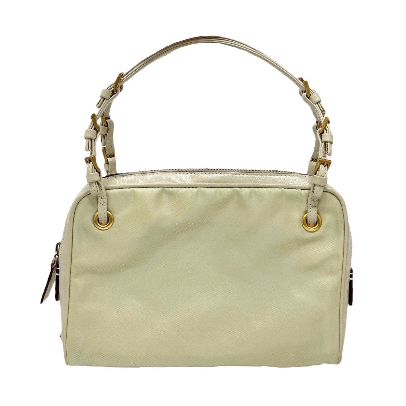 Prada Ivory Mini Top Handle