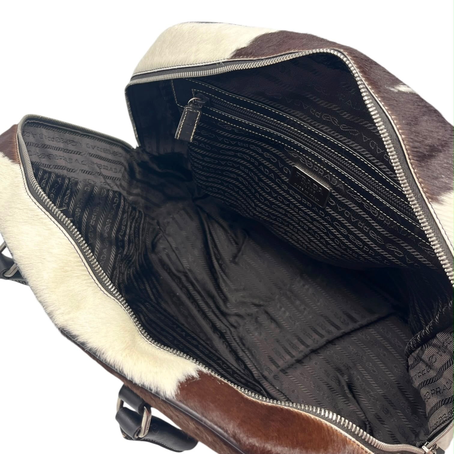 Prada Cow Calf-Hair Bag