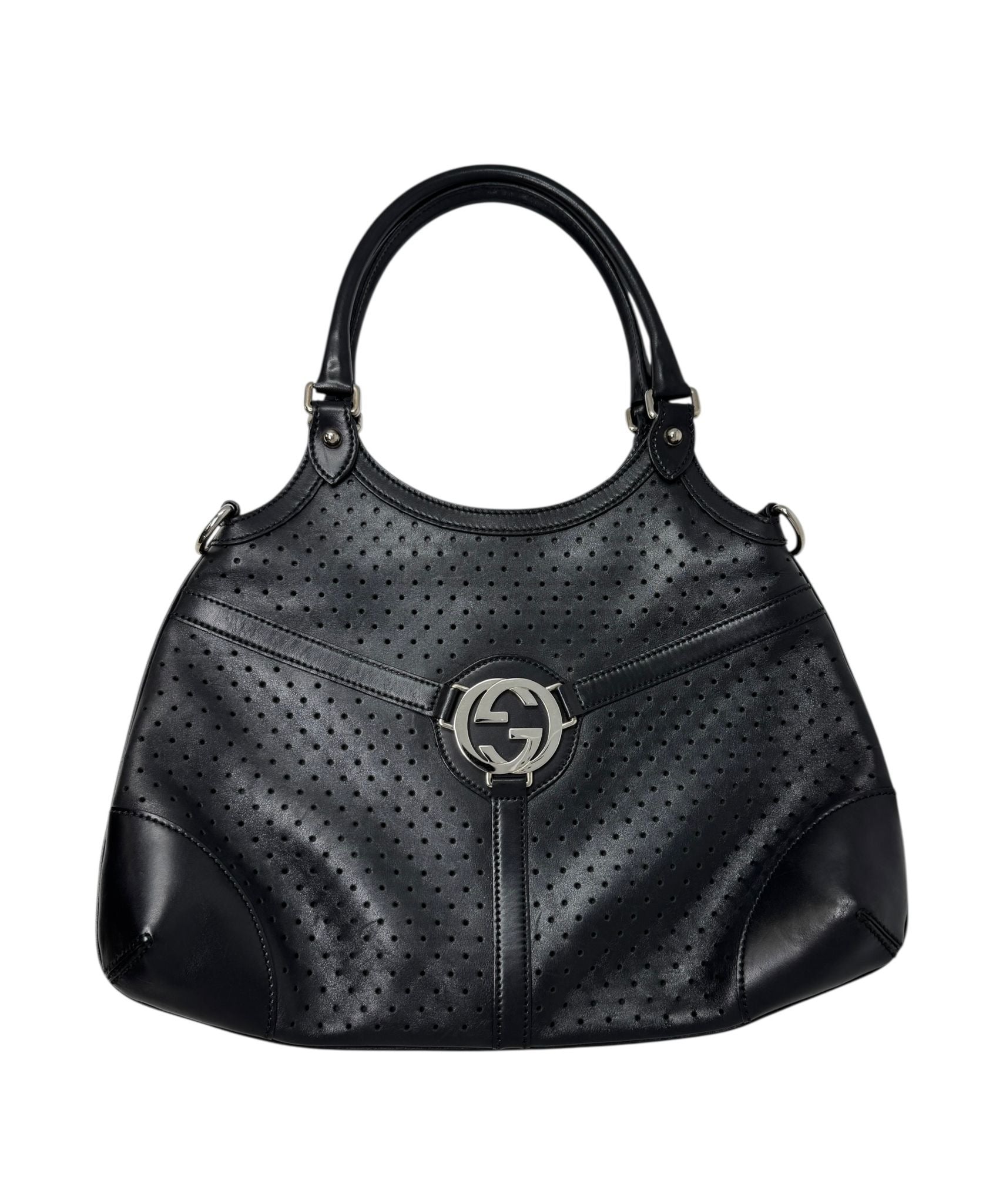 Gucci Black Logo Shoulder Bag