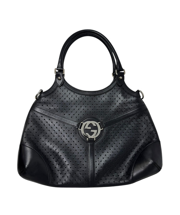 Gucci Black Logo Shoulder Bag