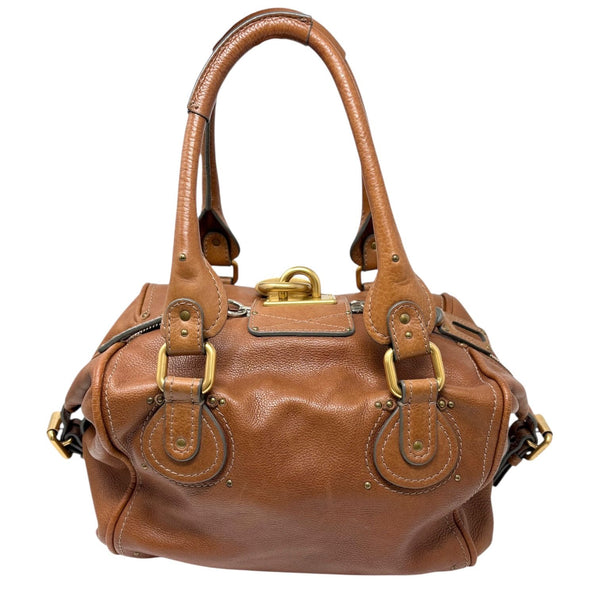 Chloe Tan Paddington Lock Shoulder Bag