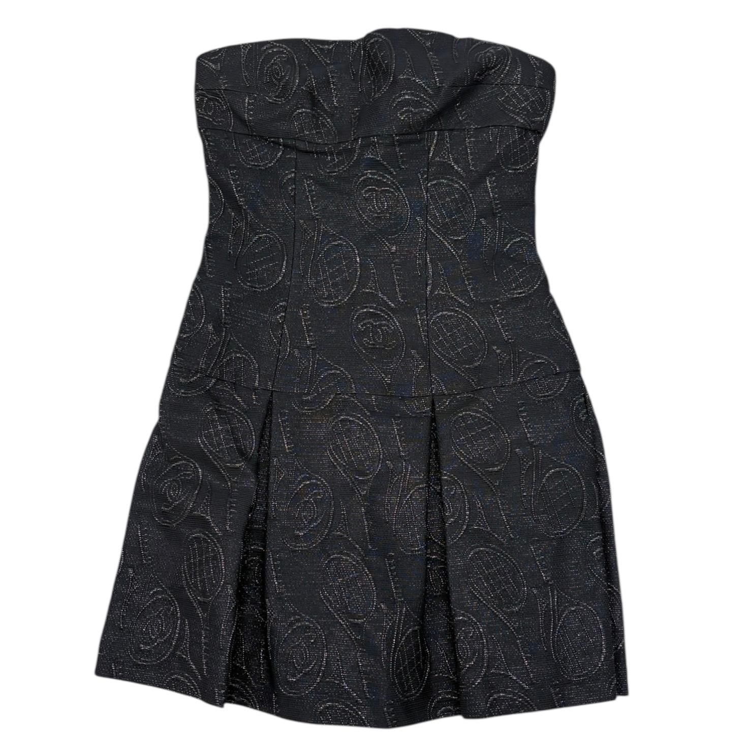 Chanel Navy Tennis Logo Dress