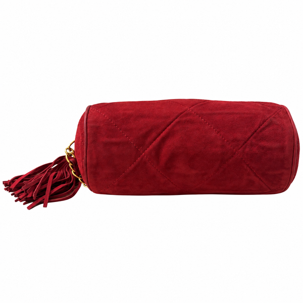 Chanel Red Cylinder Tassel Bag