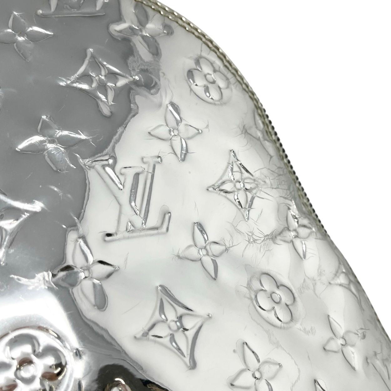 Louis Vuitton Silver Monogram Miroir Alma GM Bag
