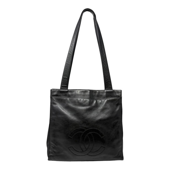 Chanel Black Logo Shoulder Bag