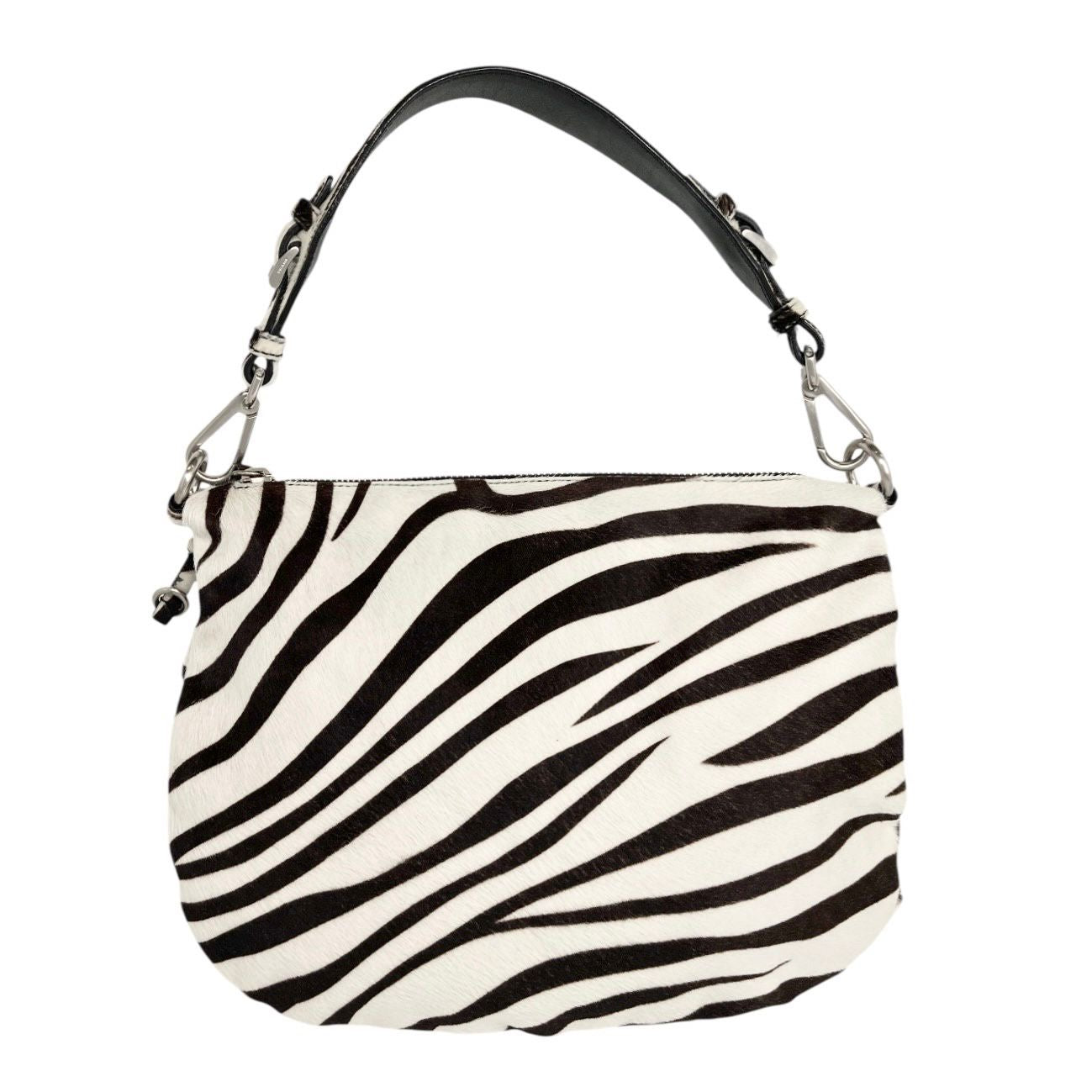 Prada Zebra Logo Shoulder Bag