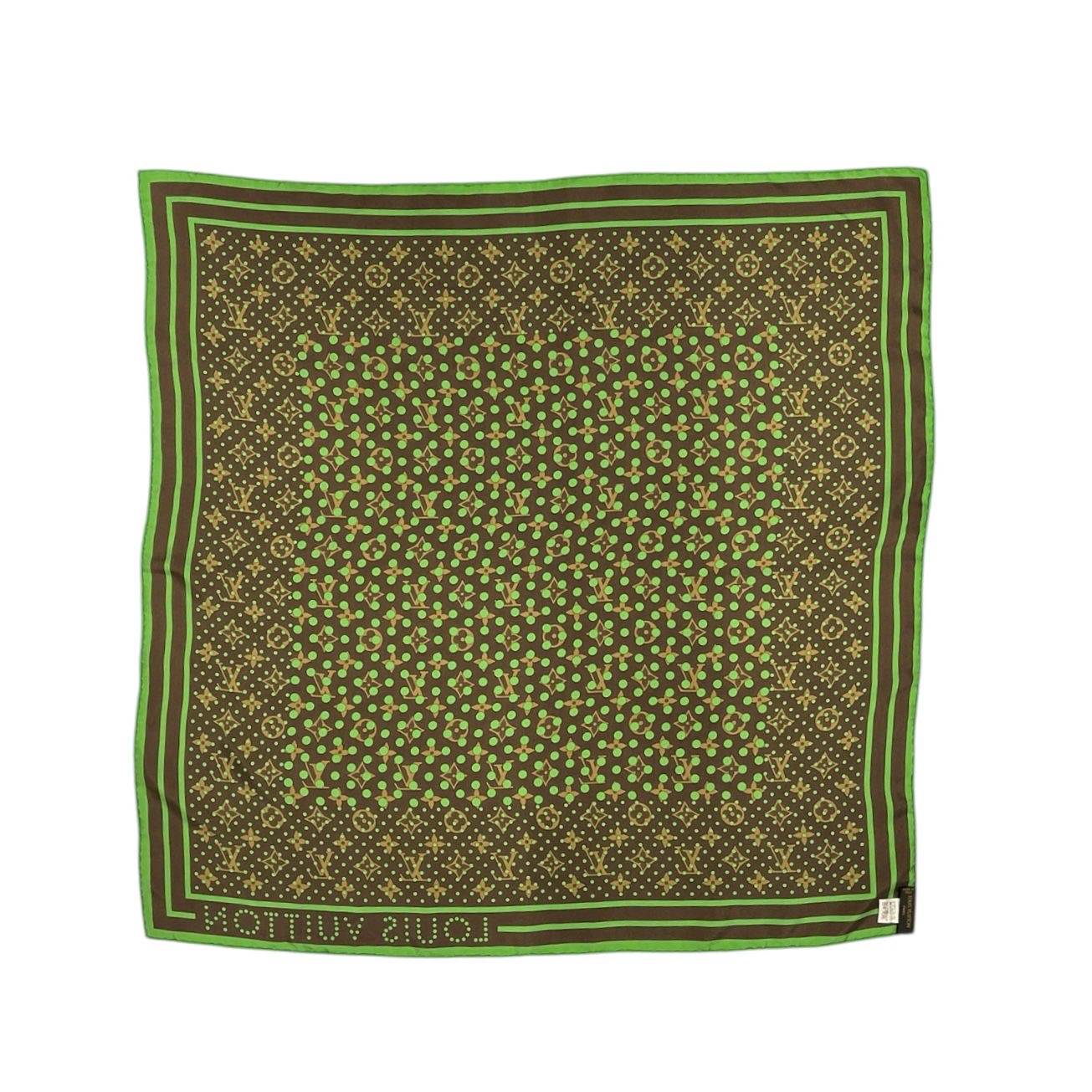 Louis Vuitton Green Monogram Scarf – Treasures of NYC