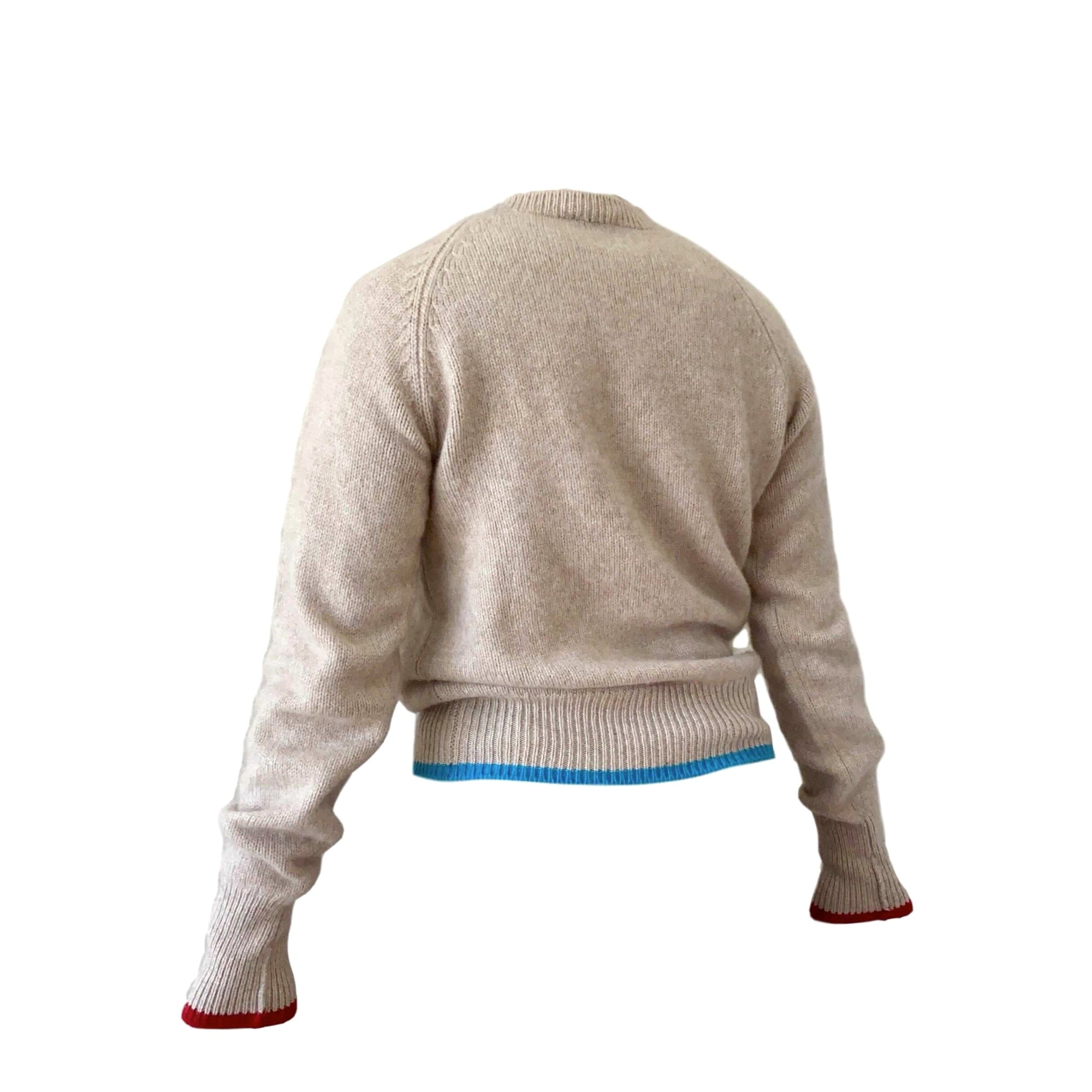 Chanel Cashmere Contrast Logo Sweater