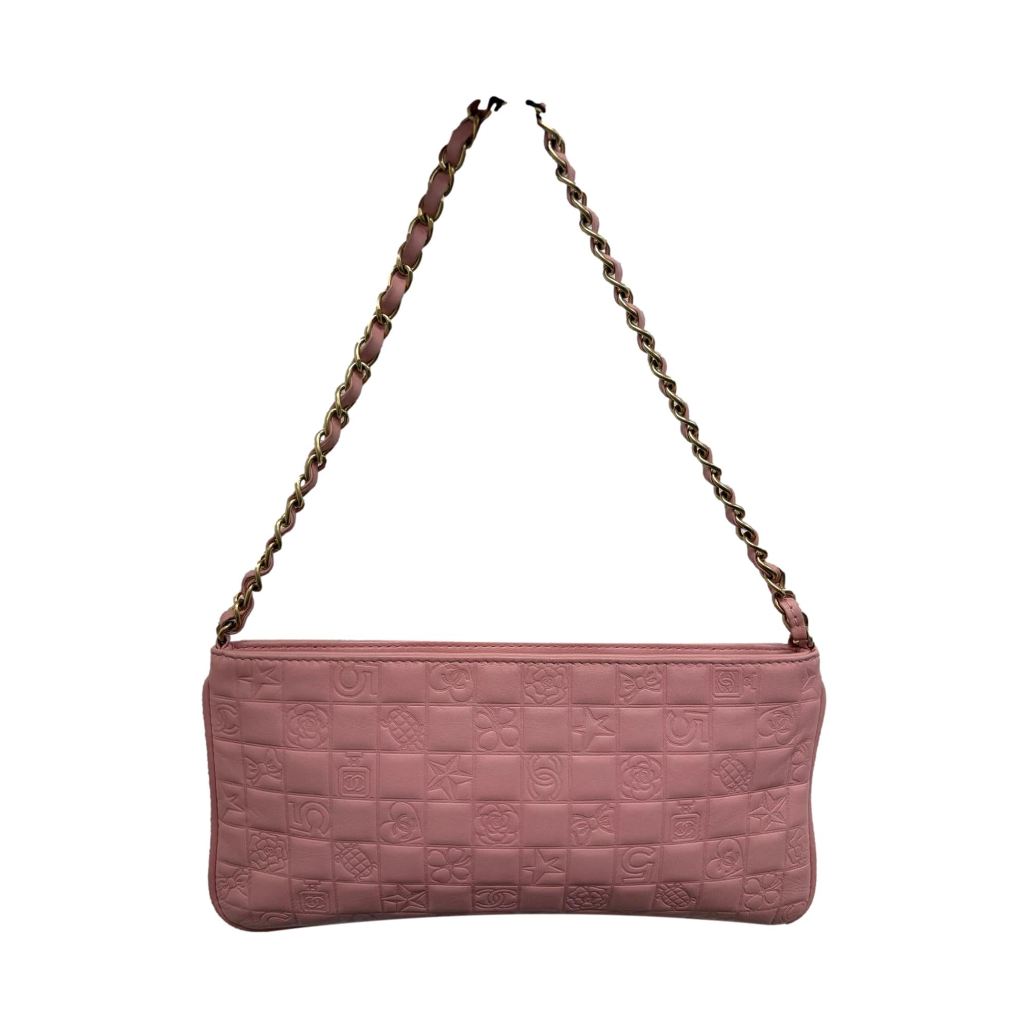 Chanel Pink Charm Chain Bag