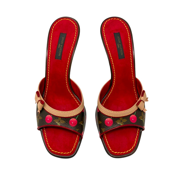 Louis Vuitton Cherry Logo Heels