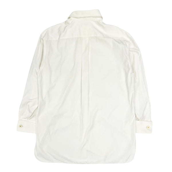 Chanel White Logo Button Down Top