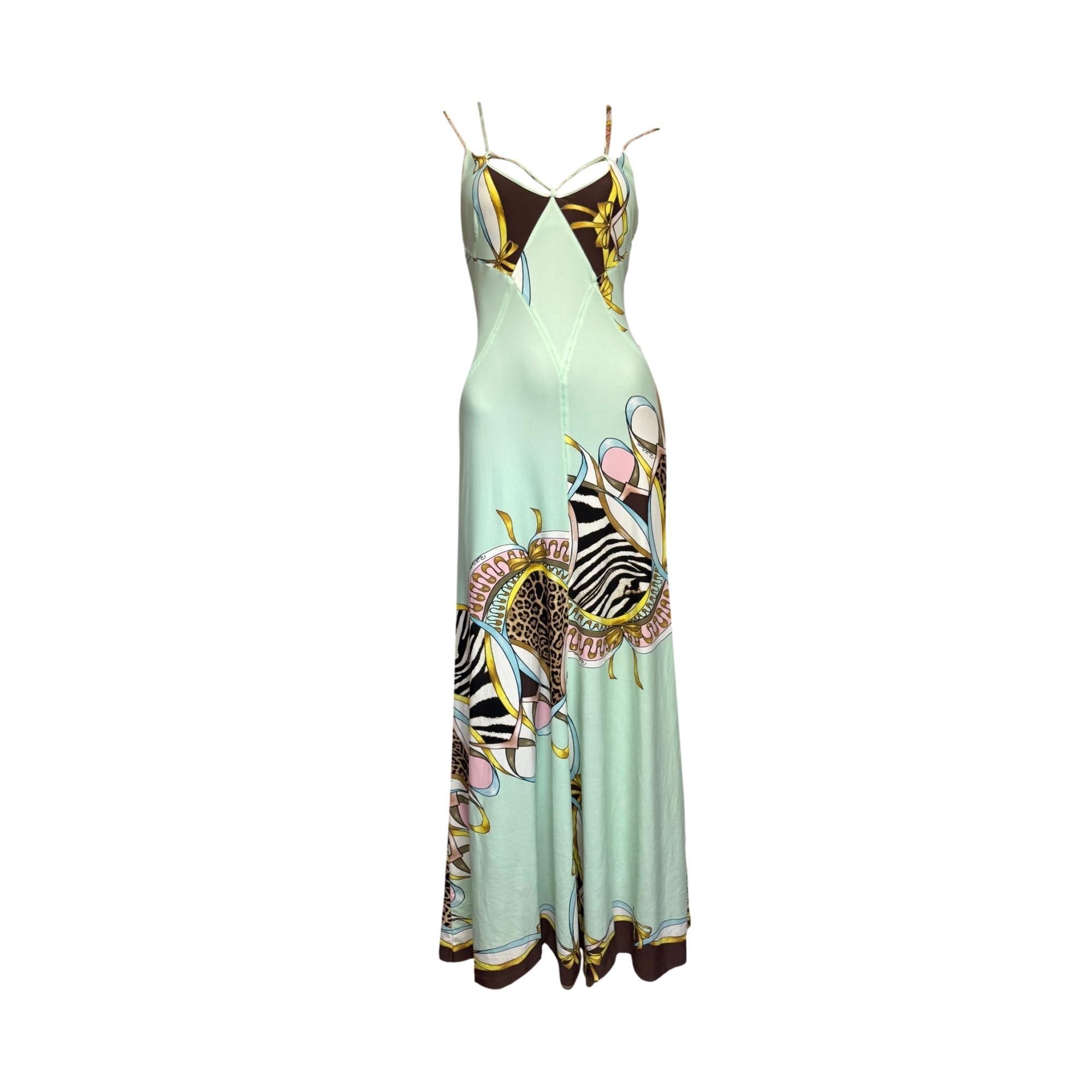 Roberto Cavalli 2004 Long Dress