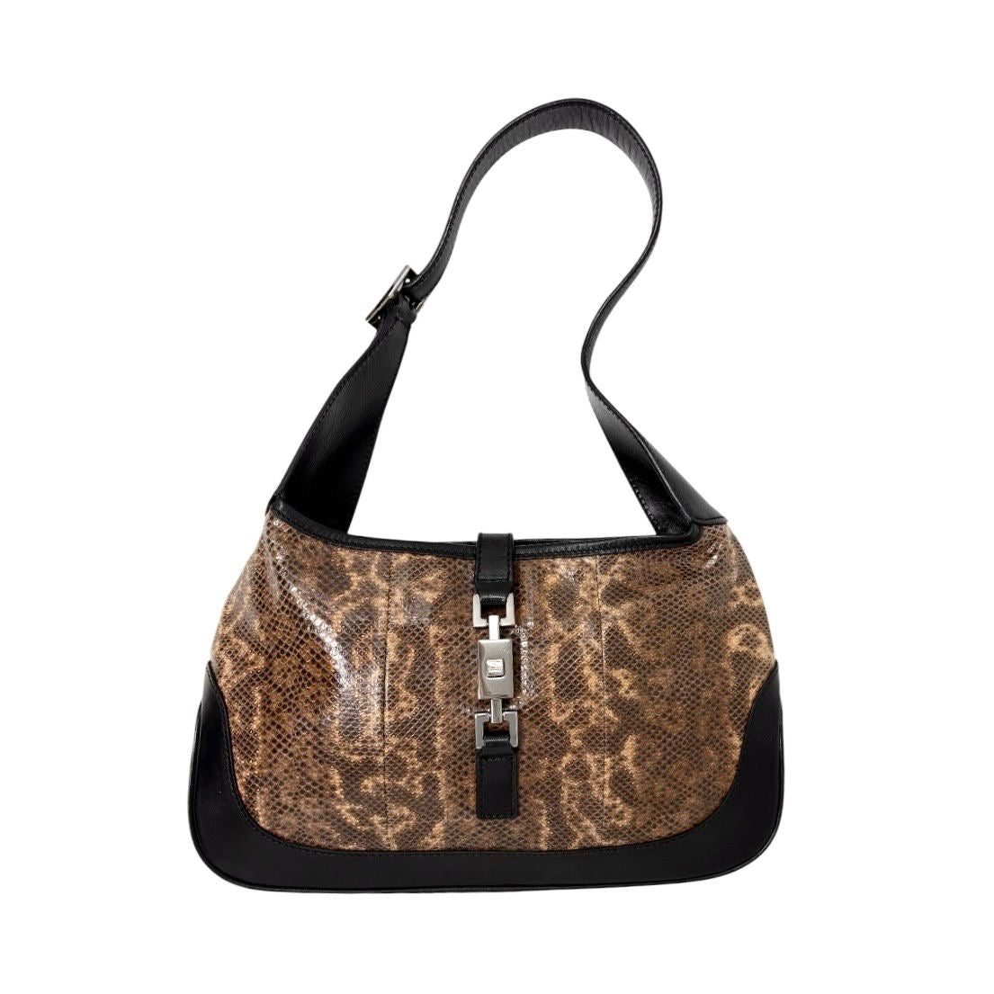 Gucci Snakeskin Tan Jackie Bag