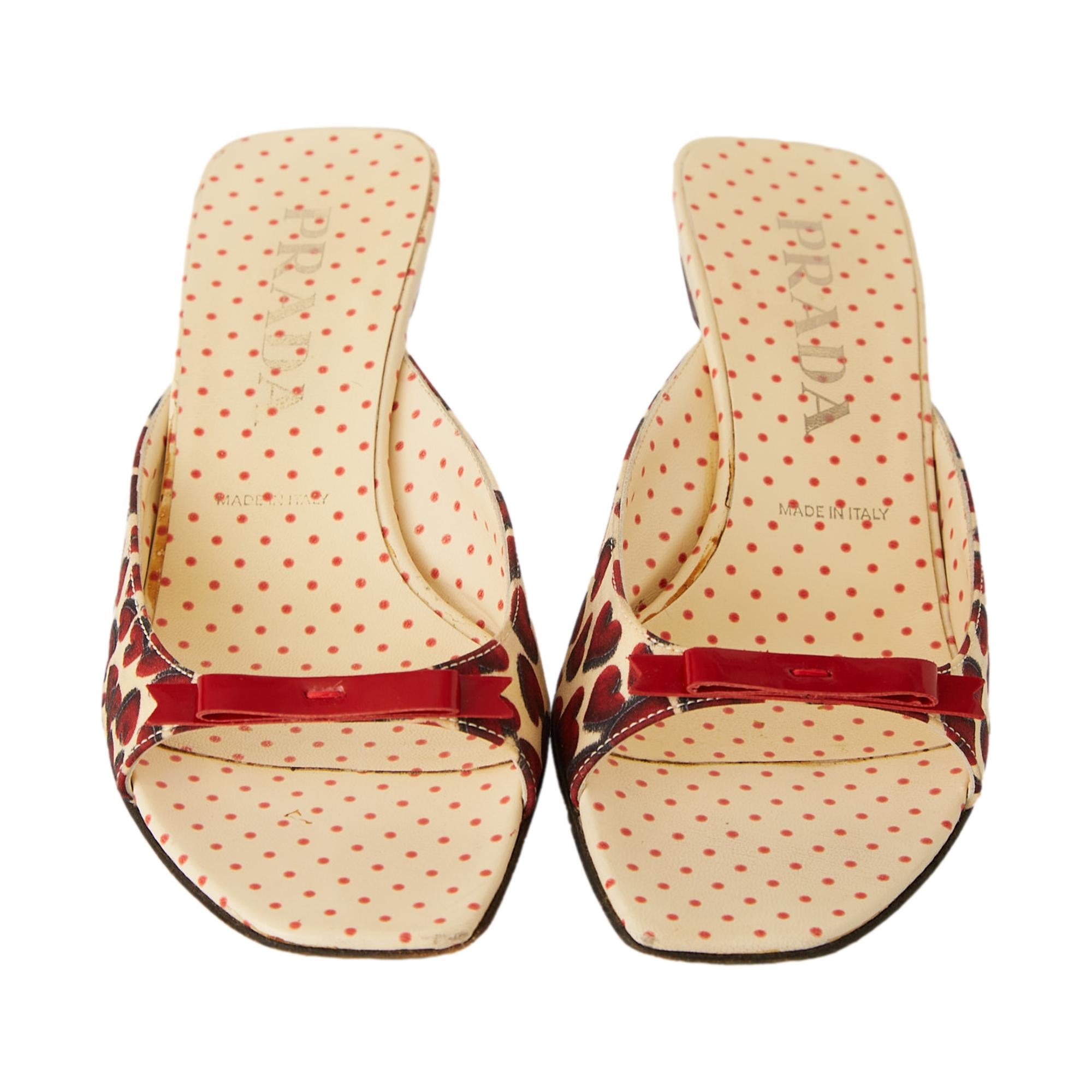 Prada Red Heart Kitten Heels – Treasures of NYC